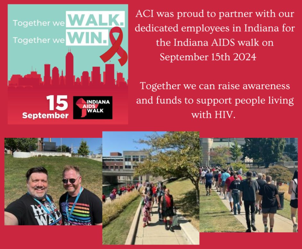 American Coradius International (ACI) Partners with Employees for the Indiana AIDS Walk